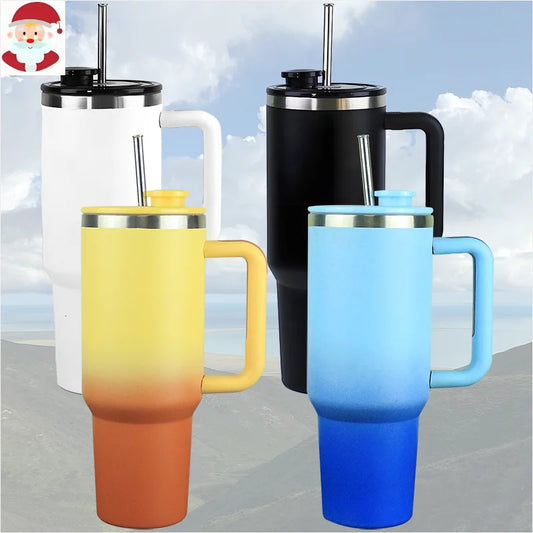 Gourde isotherme Boost Anse Gradient en acier inoxydable - 590ml/850ml/1L