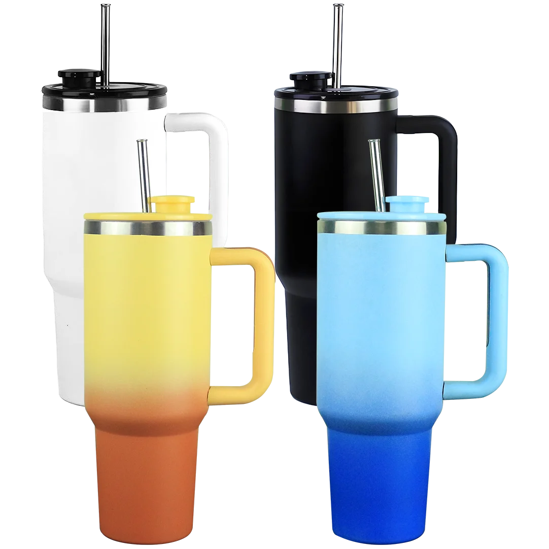 Gourde isotherme Boost Anse Gradient en acier inoxydable - 590ml/850ml/1L