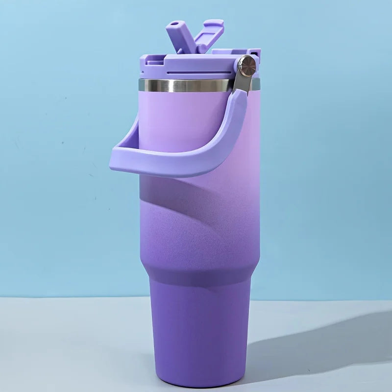 Gourde isotherme Snap Gradient en acier inoxydable - Poignée Curve - 1.18L