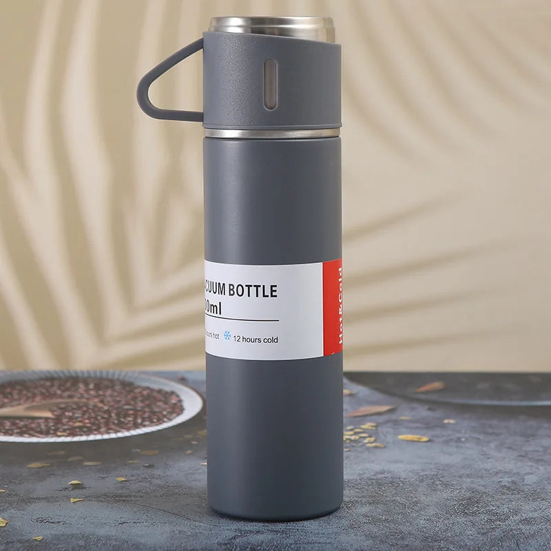 Coffret Thermos Coffee Smart en acier inoxydable - 500ml