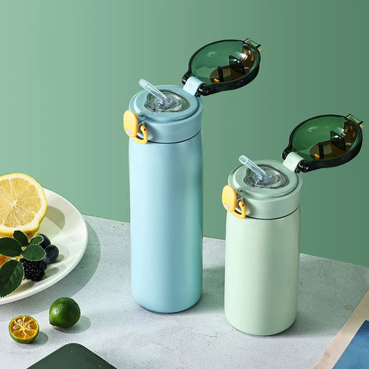 Gourde isotherme Kids Straw pour enfant - 320ml/460ml