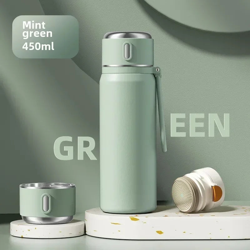 Gourde isotherme Nomad Rigid en acier inoxydable - 450ml