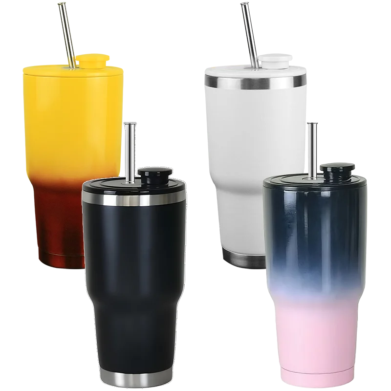 Gourde isotherme Boost Anse Gradient en acier inoxydable - 590ml/850ml/1L