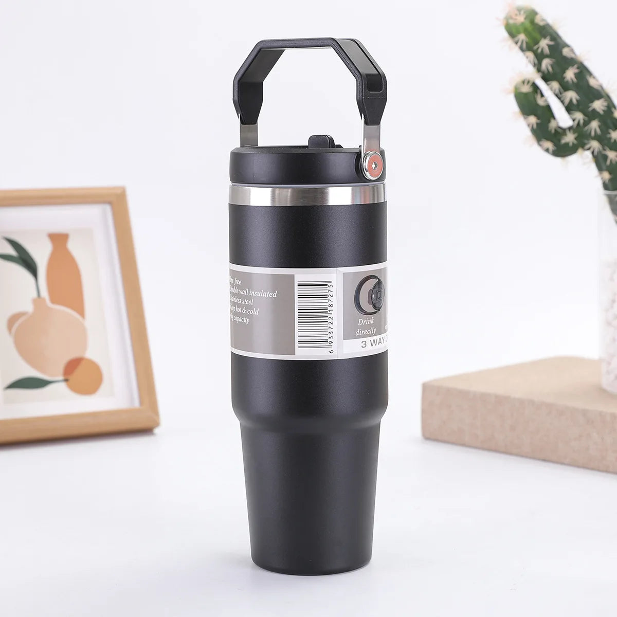Gourde isotherme Boost Snap en acier inox - 850ml