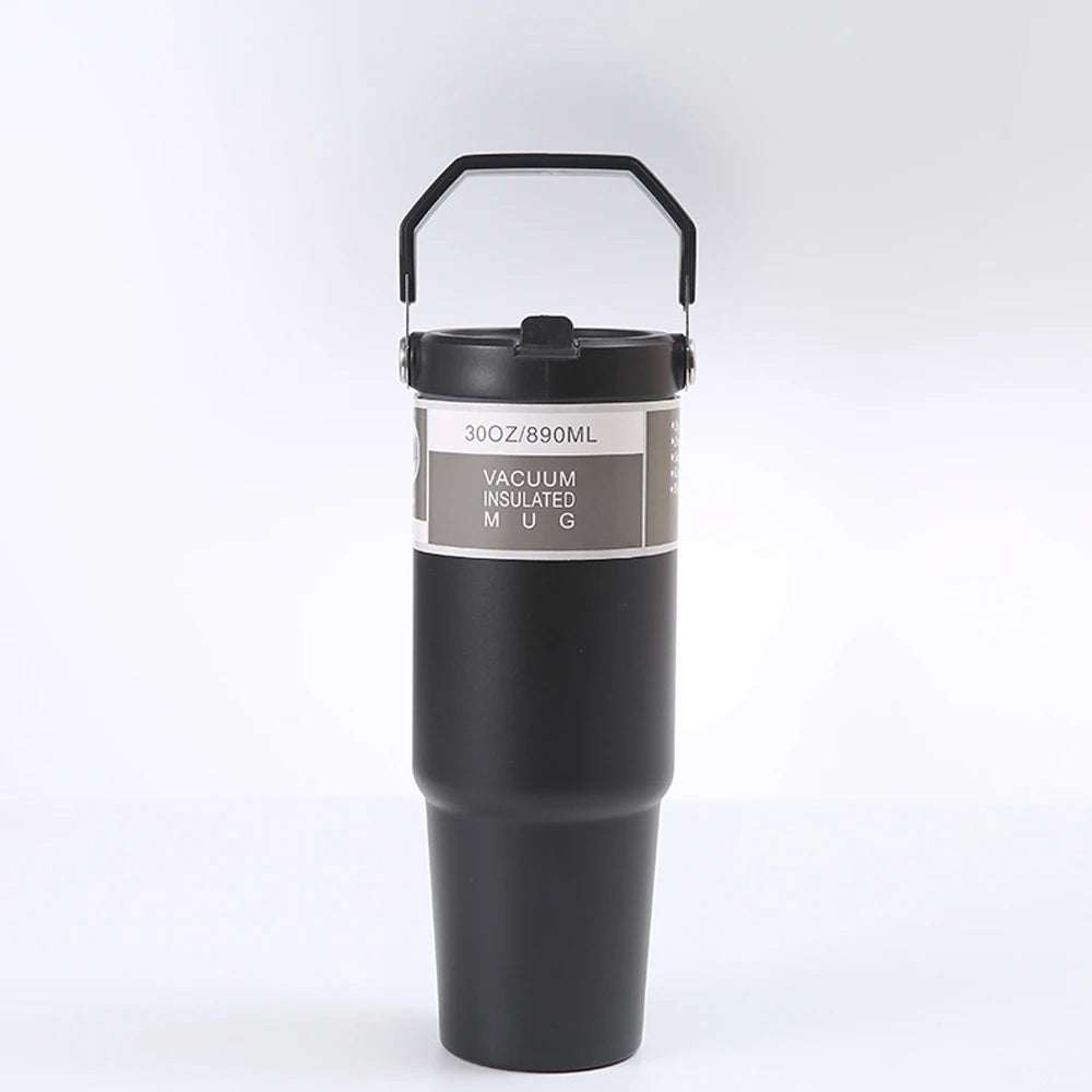Gourde isotherme MaxiGob Snap en acier inoxydable + tritan - 890ml