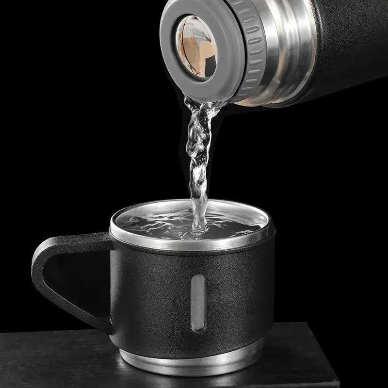 Coffret Thermos Coffee Smart en acier inoxydable - 500ml