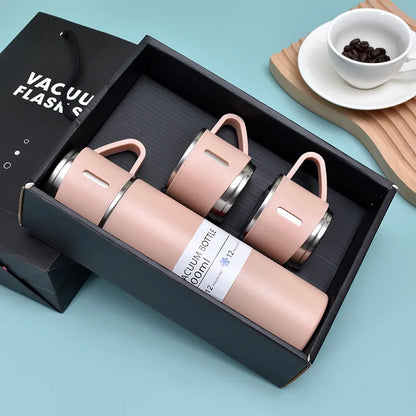 Coffret Thermos Coffee Smart en acier inoxydable - 500ml