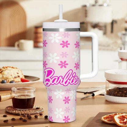 Gourde isotherme Boost Barbie Rose en acier inoxydable - 1.18L