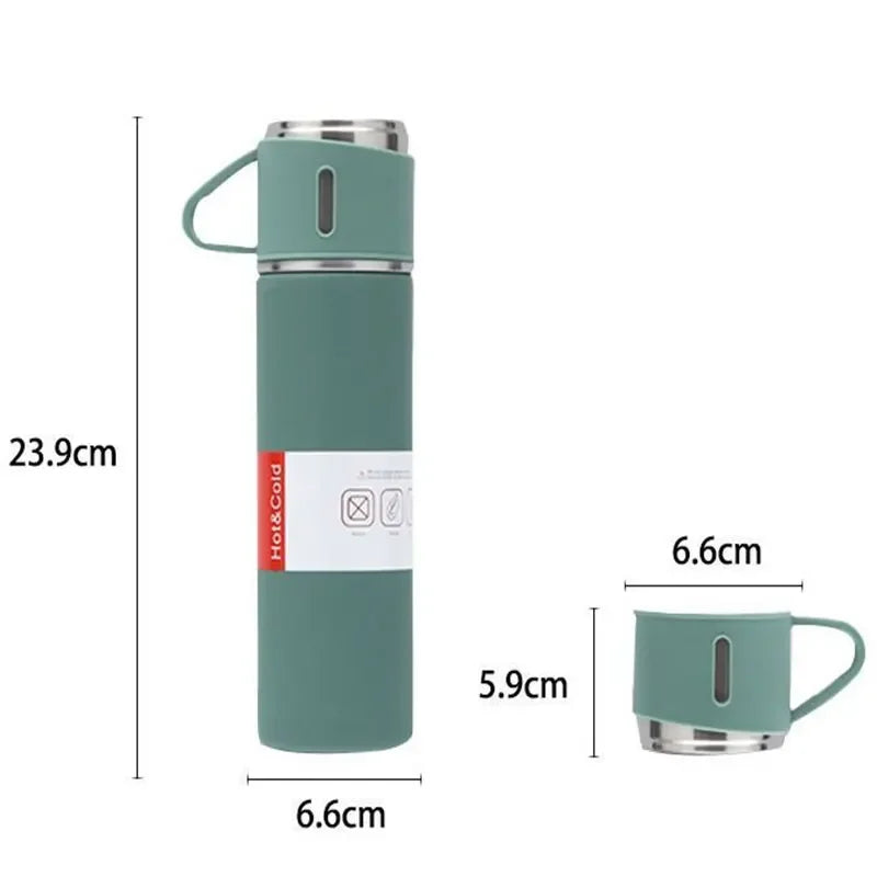 Coffret Thermos Coffee Smart en acier inoxydable - 500ml