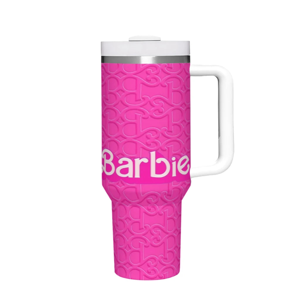 Gourde isotherme Boost Barbie Rose en acier inoxydable - 1.18L