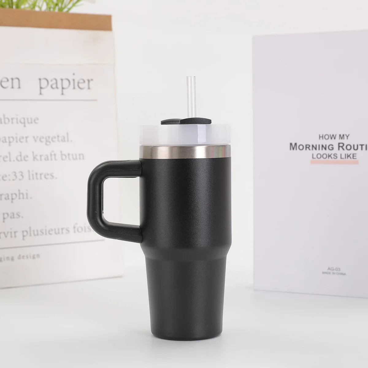 Gobelet isotherme Boost Mini en acier inoxydable - 400ml