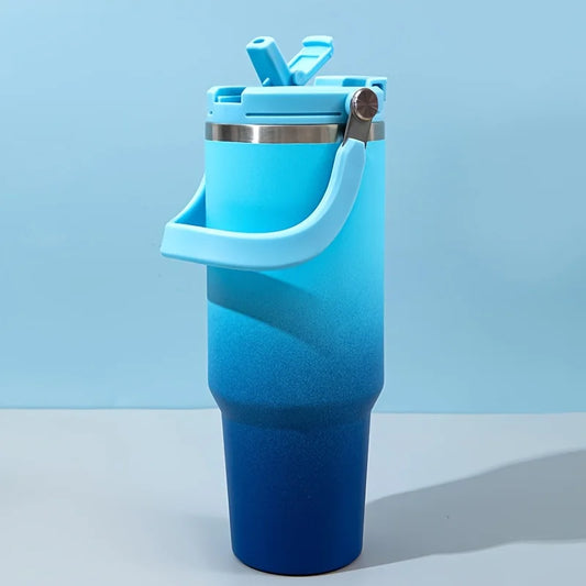 Gourde isotherme Snap Gradient en acier inoxydable - Poignée Curve - 1.18L