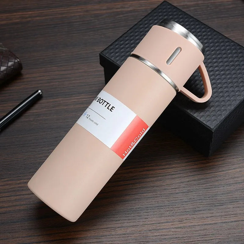 Coffret Thermos Coffee Smart en acier inoxydable - 500ml
