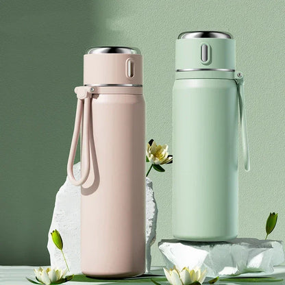 Gourde isotherme Nomad Rigid en acier inoxydable - 450ml