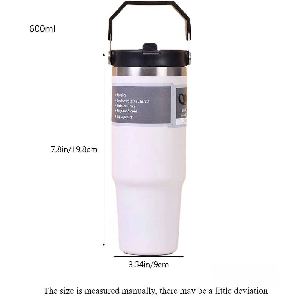 Gourde isotherme MaxiGob Snap en acier inoxydable + tritan - 890ml