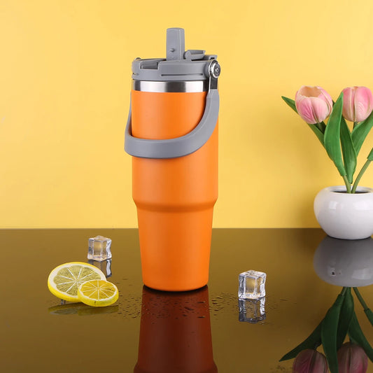 Gourde isotherme Snap isolée en acier inoxydable - Poignée Curve - 850ml