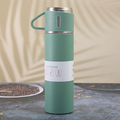 Coffret Thermos Coffee Smart en acier inoxydable - 500ml