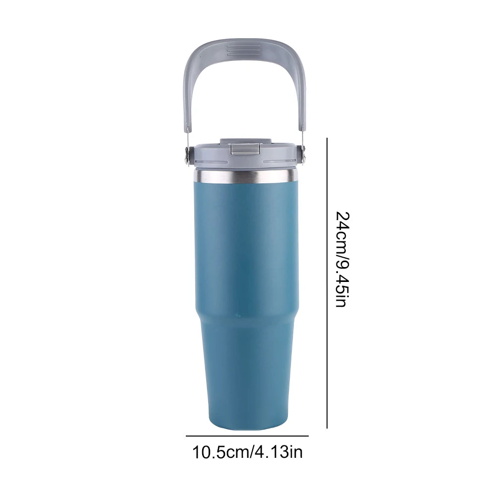 Gourde isotherme Snap isolée en acier inoxydable - Poignée Curve - 850ml