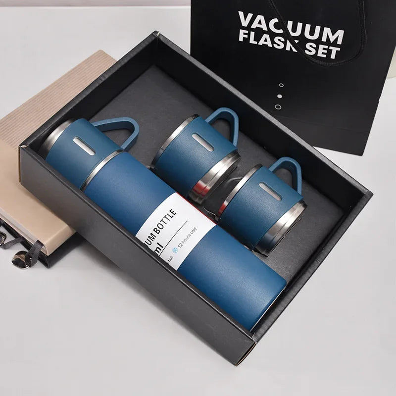 Coffret Thermos Coffee Smart en acier inoxydable - 500ml